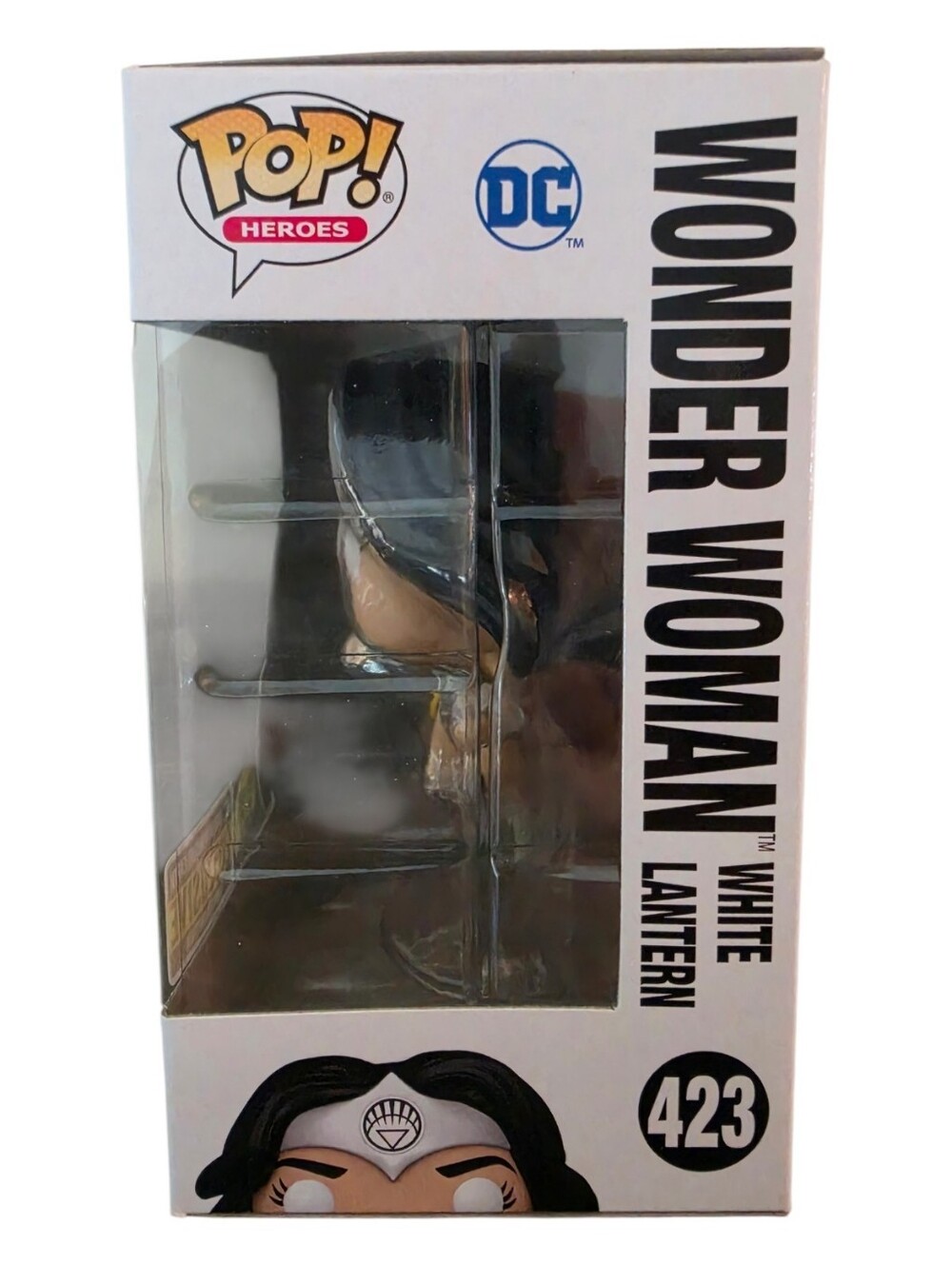 Funko Pop! Wonder Woman White Lantern #423 GITD Entertainment Earth Exclusive - Picture 5 of 9